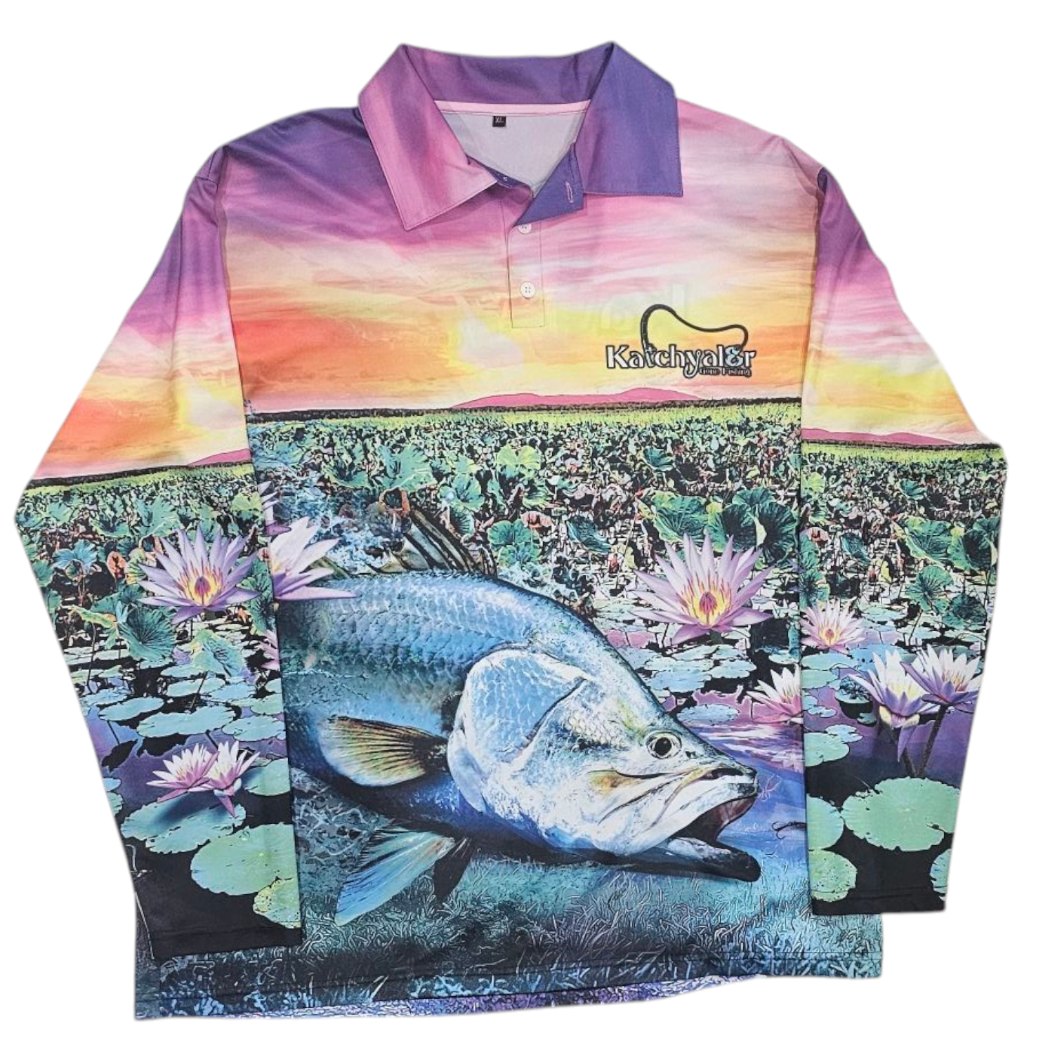 Barra Billabong Sunset Fishing Shirt