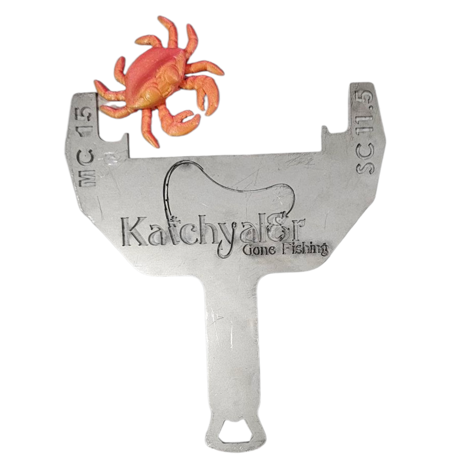 Crab Measurer - Heavy Duty - 316 Stainless Steel (QLD)