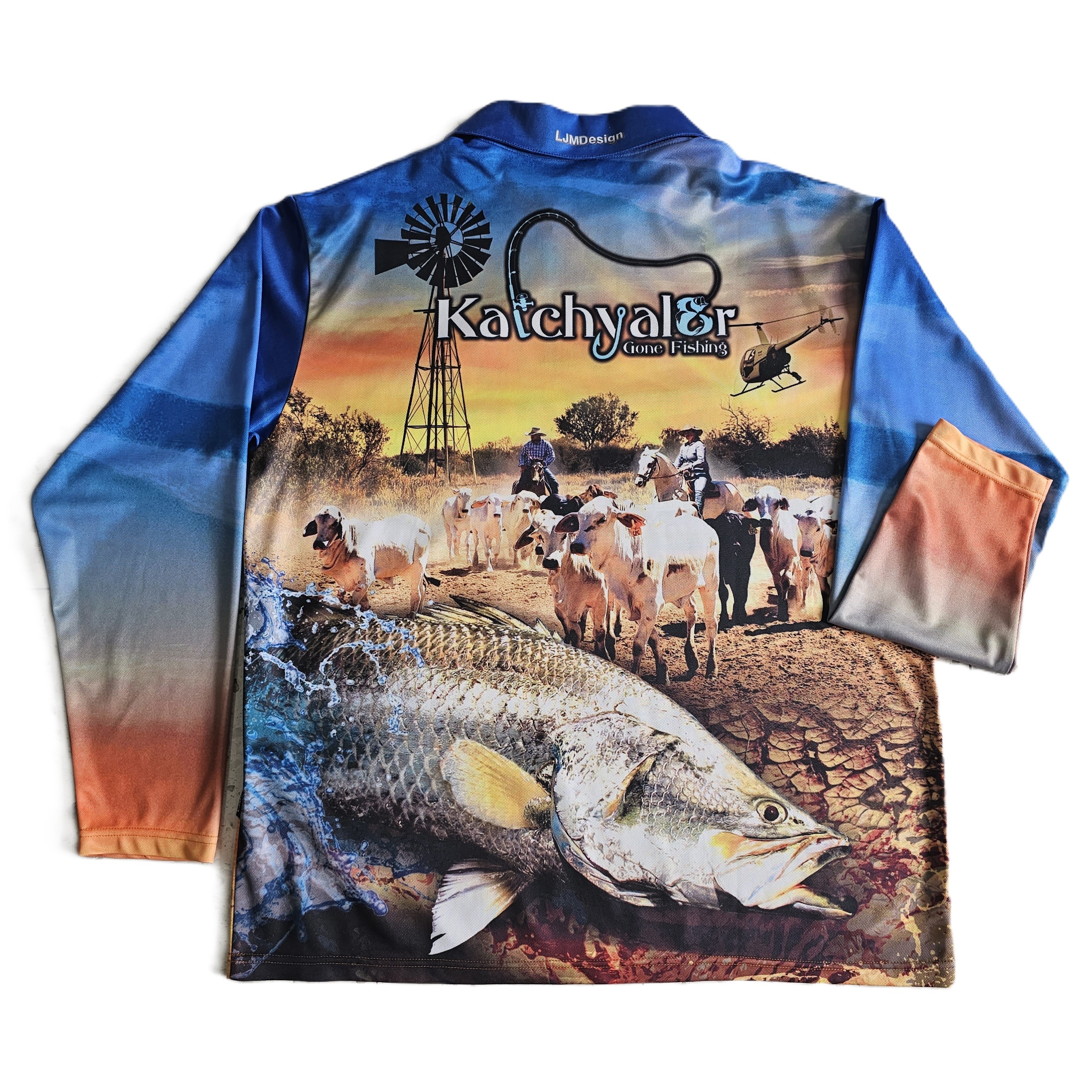 Children's Barra Country Long Sleeve Fishing Shirt