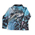 Children's Blue Barramundi Long Sleeve Fishing Shirt