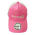 Ladies Pink/White Mesh (Ponytail) Cap