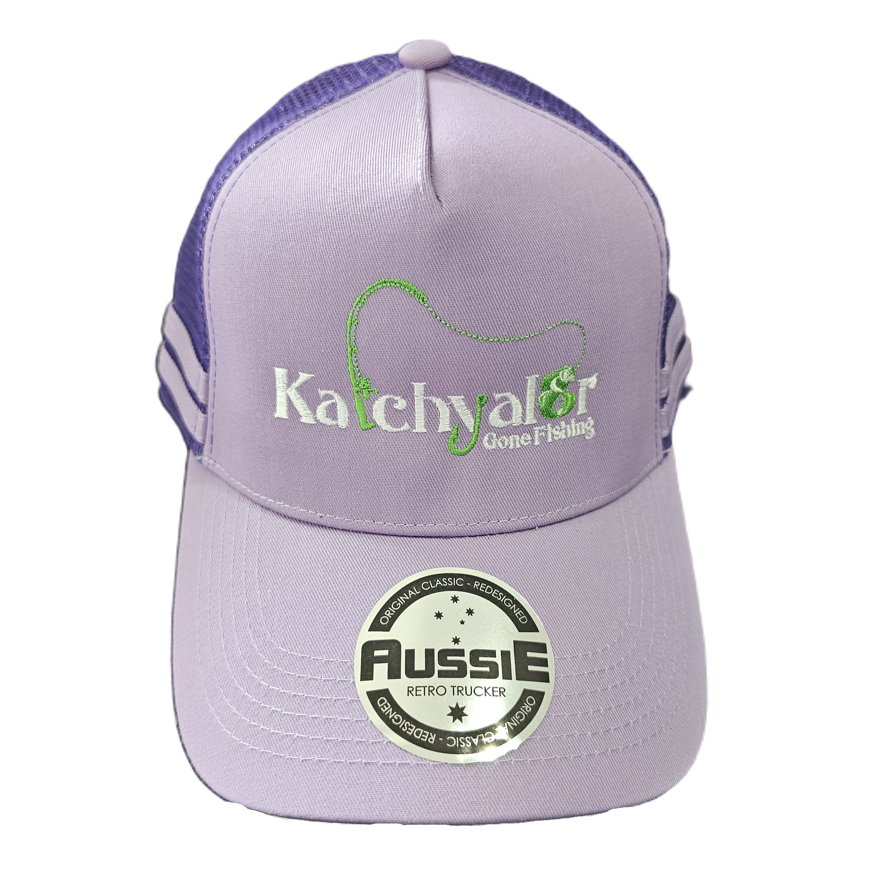 Ladies Purple Mesh (Ponytail) Cap