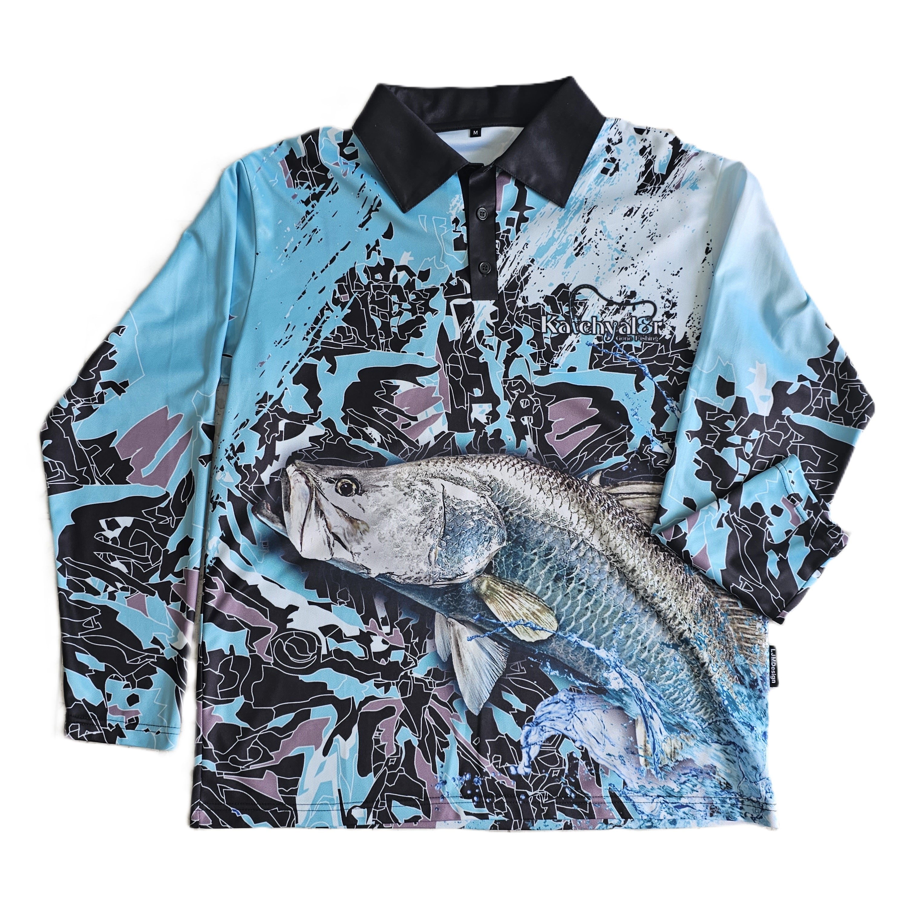 Teal Barra Fishing Shirt