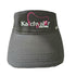 Ladies Black Visor - Pink Logo